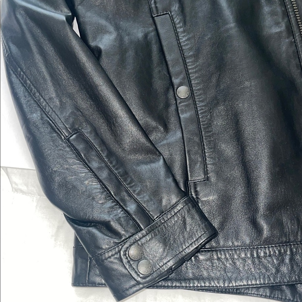 Black Leather Diesel Women's Jacket - Picture 9 of 10